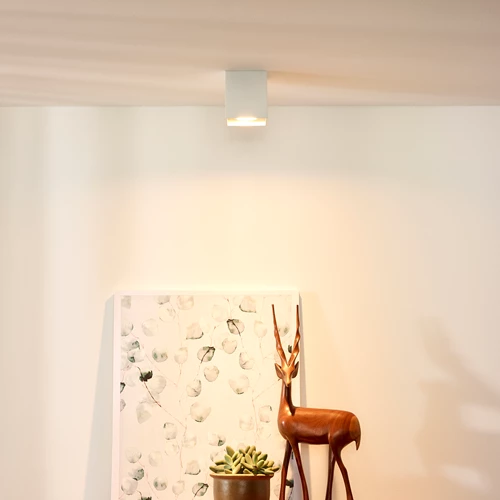 Lucide BODI - Ceiling spotlight - 1xGU10 - White - atmosphere 1